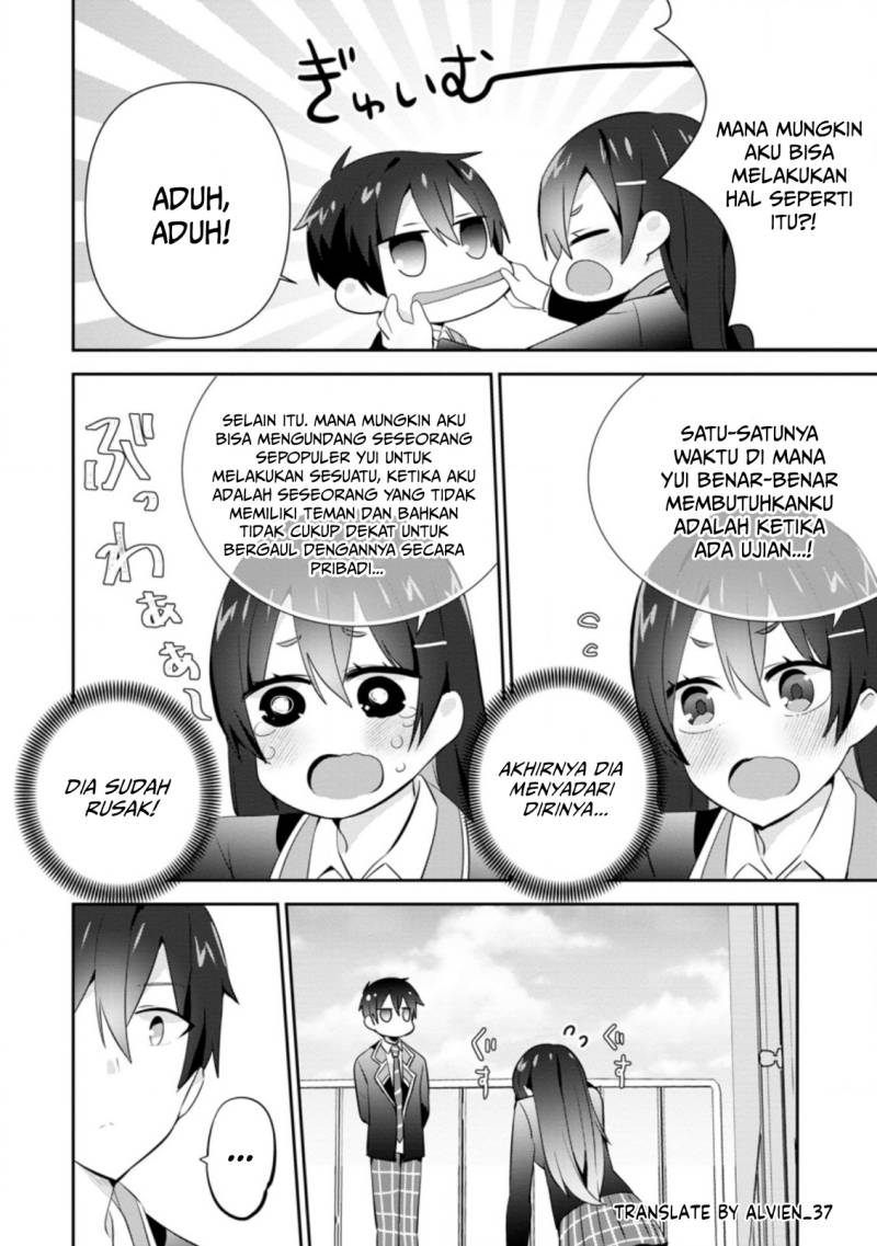 The Cute Girl Sitting Next to Me Is Trying to Make Me Fall in Love With Her as a Way to Ridicule Me Chapter 12 Bahasa Indonesia